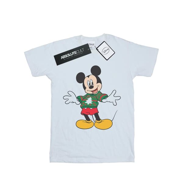 Disney Flickor Musse Pigg-juljacka Stroke T-shirt i bomull