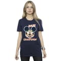 Miniatyrbild 2 av 3: Disney Dam/Tjej Musse Pigg Jolly Christmas Glasögon Boyfriend T-shirt i bomull