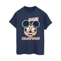 Miniatyrbild 1 av 3: Disney Dam/Tjej Musse Pigg Jolly Christmas Glasögon Boyfriend T-shirt i bomull