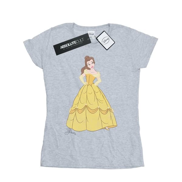 Disney Princess Womens/Ladies Classic Belle Cotton T-Shirt