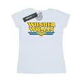 Miniatyrbilde 1 av 4: DC Comics Womens/Ladies Wonder Woman Text Logo Cotton T-Shirt