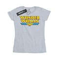 Miniatyrbilde 1 av 3: DC Comics Womens/Ladies Wonder Woman Text Logo Cotton T-Shirt