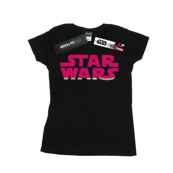Star Wars Dam/t-shirt i bomull med vattenmelonlogga