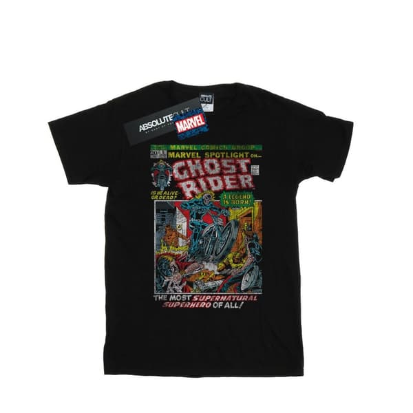 Marvel Pojkar - Ghost Rider - T-shirt med tryck på spotlights