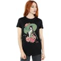 Miniatyrbild 2 av 3: Disney Dam/Lady Mulan Magnolia Collage Boyfriend T-shirt i bomull