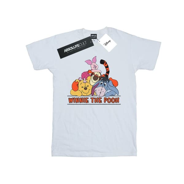 Disney Womens/Ladies Winnie The Pooh Group Cotton Boyfriend T-Shirt