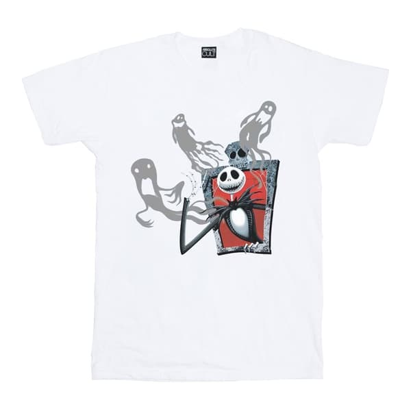 Disney Dam/Lady - Nightmare Before Christmas - Ghosts Of Jack - Boyfriend-t-shirt i bomull