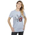 Miniatyrbilde 3 av 5: Disney Womens/Ladies Nightmare Before Christmas Ghosts Of Jack Cotton Boyfriend T-Shirt