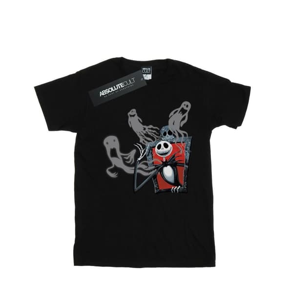 Disney Dam/Lady - Nightmare Before Christmas - Ghosts Of Jack - Boyfriend-t-shirt i bomull