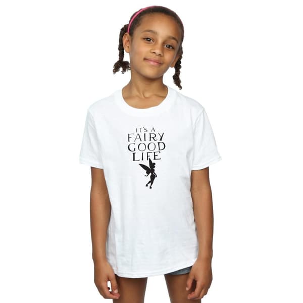 Disney T-shirt i bomull för flickor Tinkerbell Fairy Good Life