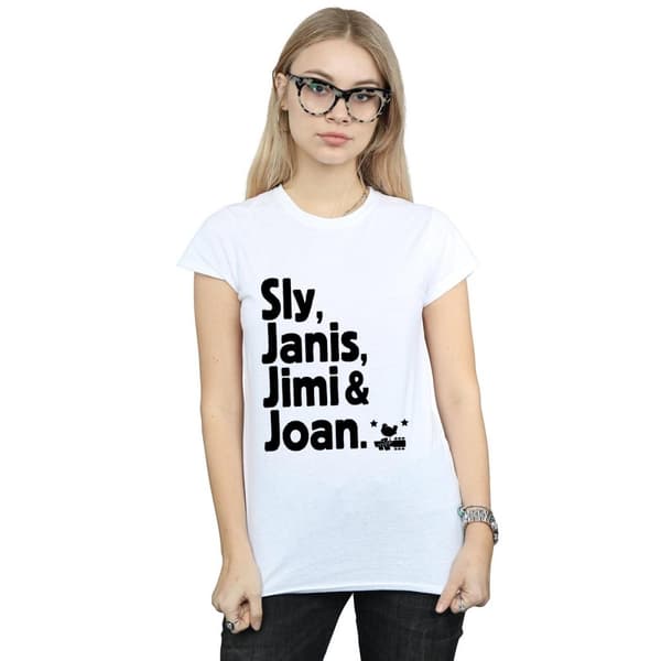 Woodstock Womens/Ladies Legends List Cotton T-Shirt