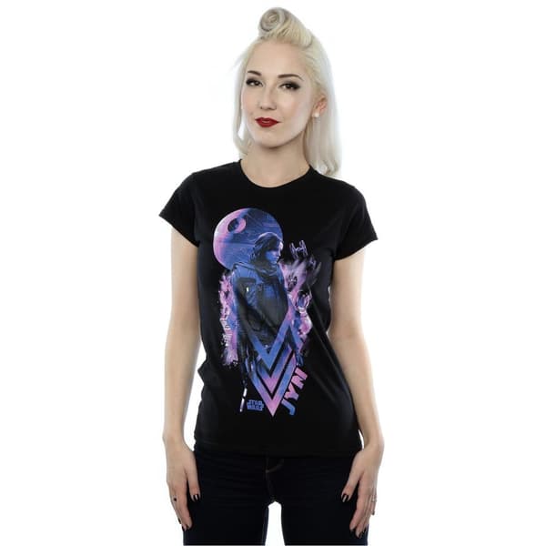 Star Wars Womens/Ladies Rogue One Jyn Death Star Cotton T-Shirt