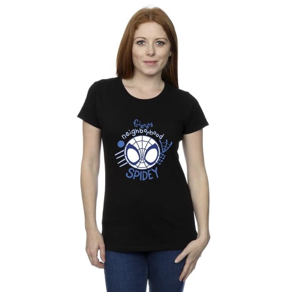 Marvel Womens/Ladies Spidey And His Amazing Friends Neighbourhood Cotton T-Shirt