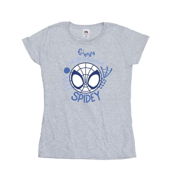 Marvel Womens/Ladies Spidey And His Amazing Friends Neighbourhood Cotton T-Shirt