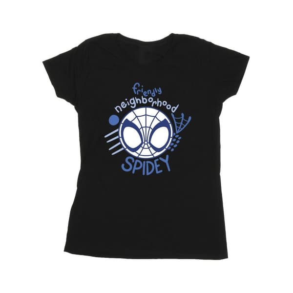 Marvel Womens/Ladies Spidey And His Amazing Friends Neighbourhood Cotton T-Shirt