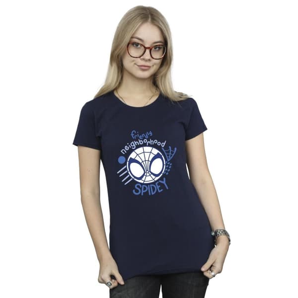 Marvel Womens/Ladies Spidey And His Amazing Friends Neighbourhood Cotton T-Shirt