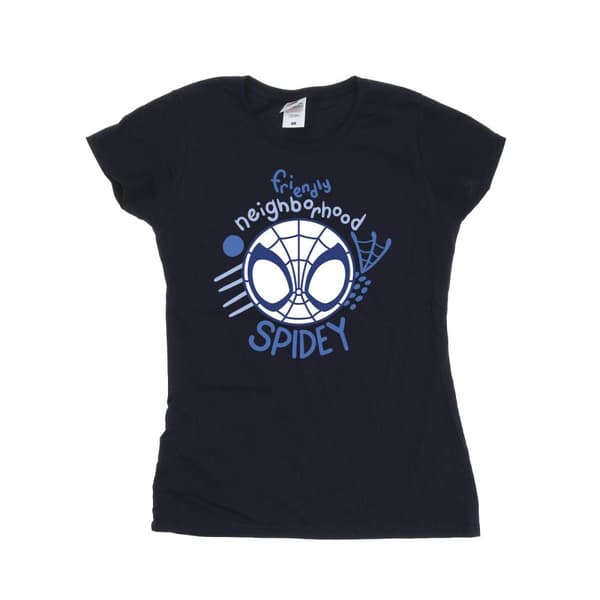 Marvel Womens/Ladies Spidey And His Amazing Friends Neighbourhood Cotton T-Shirt
