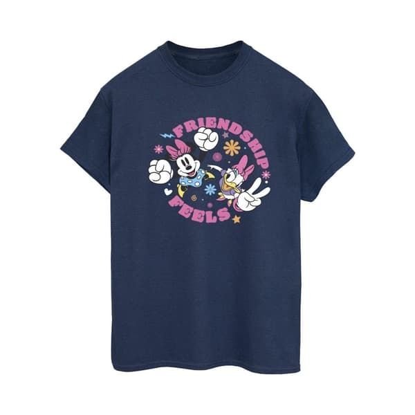 Disney Dam/Lady Minnie Mouse Daisy Friendship Boyfriend T-shirt i bomull
