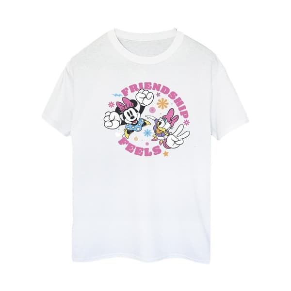 Disney Dam/Lady Minnie Mouse Daisy Friendship Boyfriend T-shirt i bomull