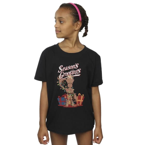 Marvel Marvel Comics Groot Season´s Grootings bomulls-T-shirt för flickor