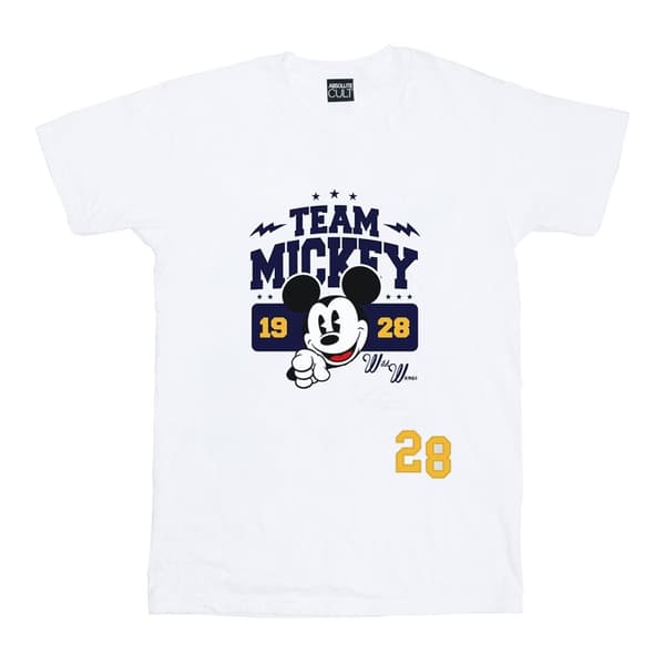 Disney Mens Musse Pigg Team Musse T-shirt