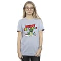 Miniatyrbilde 1 av 2: Disney Womens/Ladies Toy Story Rex Christmas Burst Cotton Boyfriend T-Shirt