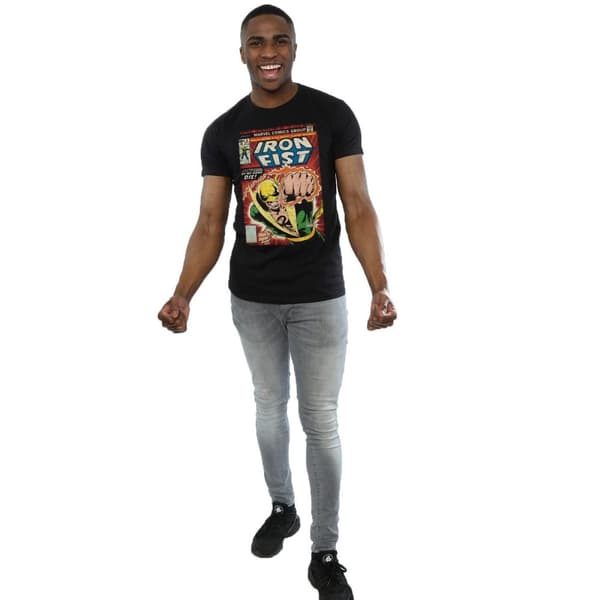 Marvel T-shirt med Iron Fist-omslag för herrar