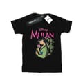 Miniatyrbild 1 av 3: Disney Dam/Tjej Mulan Rosa Magnolia Bomull Boyfriend T-shirt