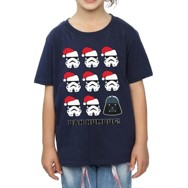 Star Wars Girls Christmas Humbug Cotton T-Shirt