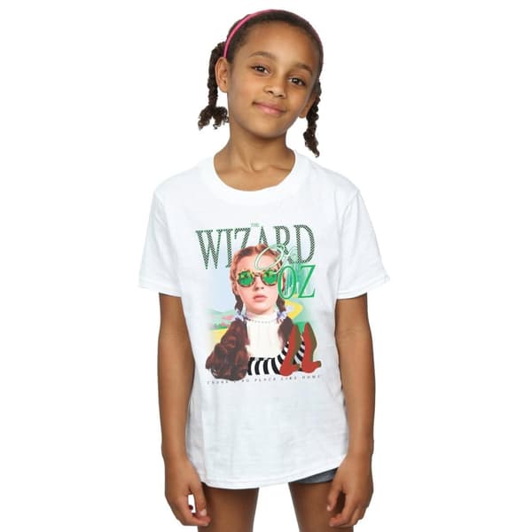 The Wizard Of Oz Girls No Place Checkerboard Cotton T-Shirt
