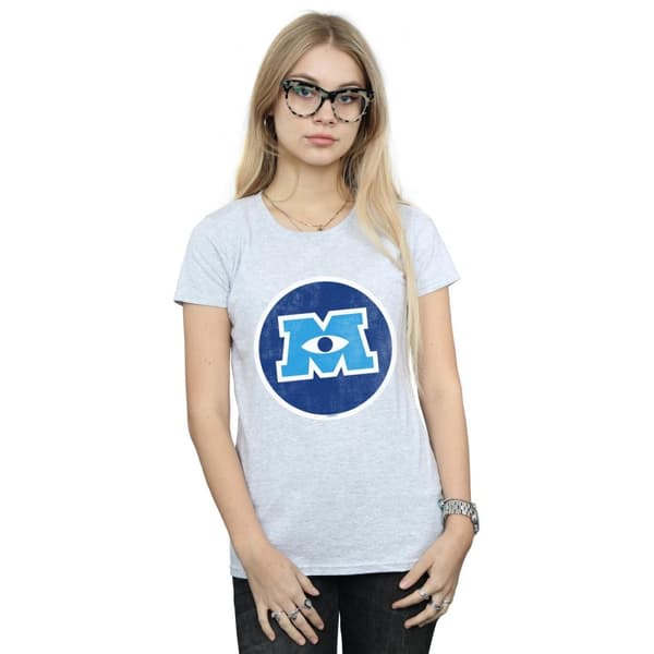 Disney Womens/Ladies Monsters University Monster Emblem Cotton T-Shirt