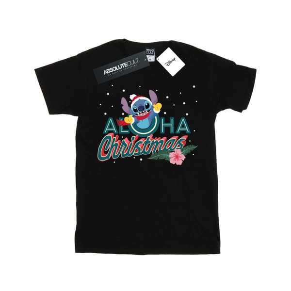 Disney Lilo And Stitch Aloha jul t-shirt för herrar