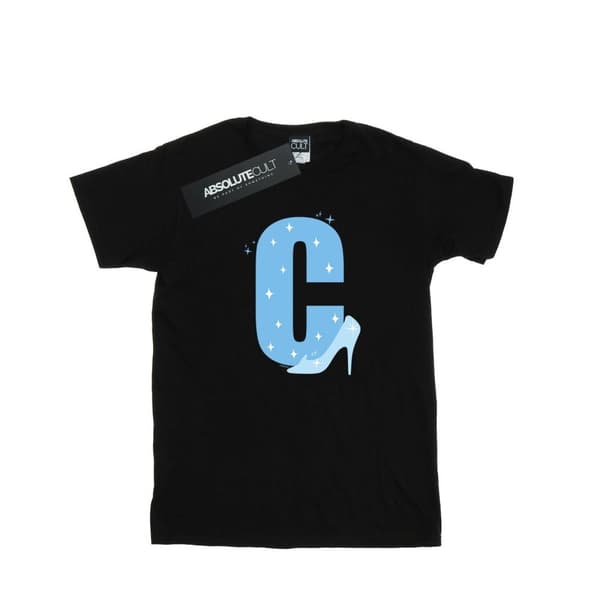 Disney T-shirt i bomull med alfabetet C Is For Cinderella för flickor
