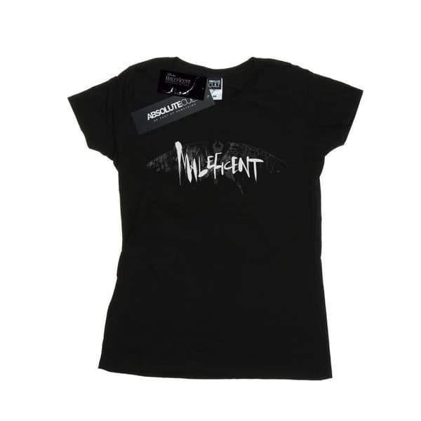 Disney Womens/Ladies Maleficent Mistress Of Evil Wings Silhouette Cotton T-Shirt