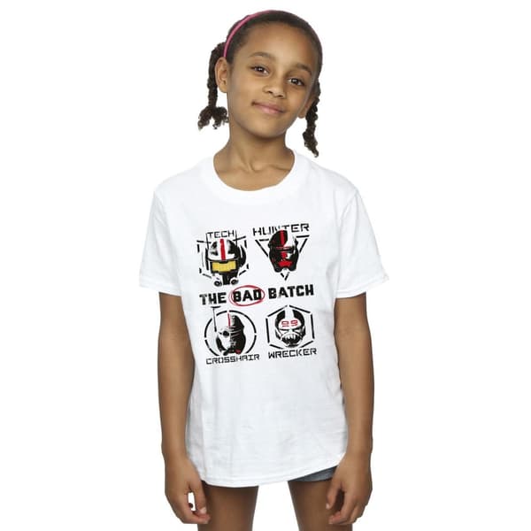 Star Wars: Bad Batch Girls Clone Force 99 Cotton T-Shirt