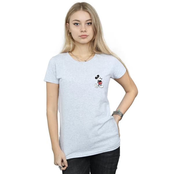 Disney Dam/Tjej Musse Pigg Kickin Retro Chest T-shirt i bomull