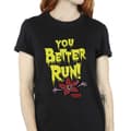 Miniatyrbild 3 av 4: Netflix Dam/kvinnor Stranger Things You Better Run Boyfriend T-shirt i bomull