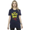 Miniatyrbild 2 av 4: Netflix Dam/kvinnor Stranger Things You Better Run Boyfriend T-shirt i bomull