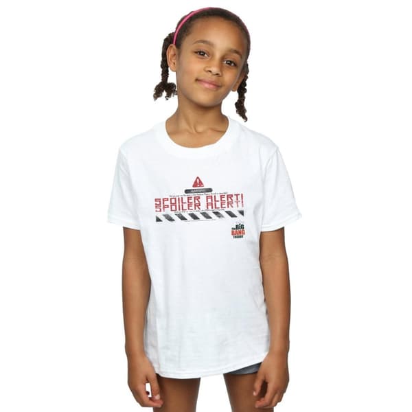 The Big Bang Theory Girls Spoiler Alert Cotton T-Shirt