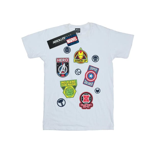 Marvel Boys Avengers Hero Badges T-Shirt
