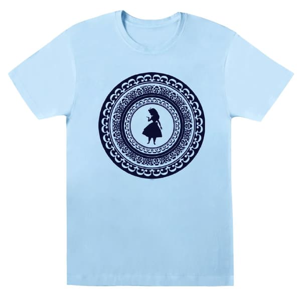 Disney Womens/Ladies Alice In Wonderland Circle Cotton Boyfriend T-Shirt