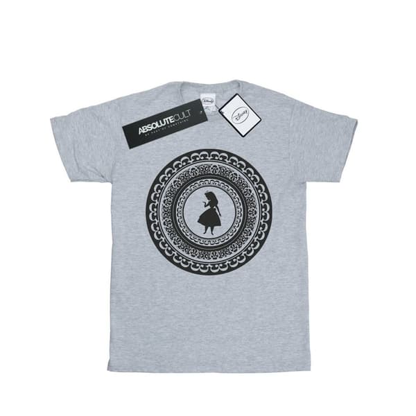 Disney Womens/Ladies Alice In Wonderland Circle Cotton Boyfriend T-Shirt