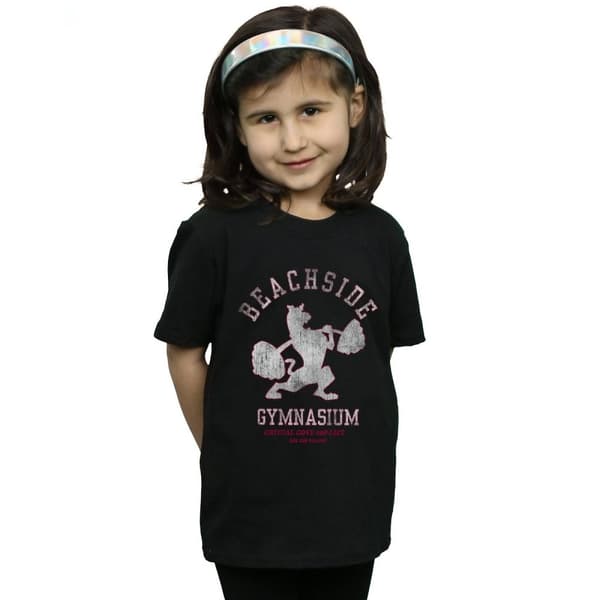 Scooby Doo Girls Beachside Gymnasium Cotton T-Shirt