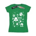 Miniatyrbild 1 av 5: Star Wars T-shirt i bomull med juldekorationer - dam/dam