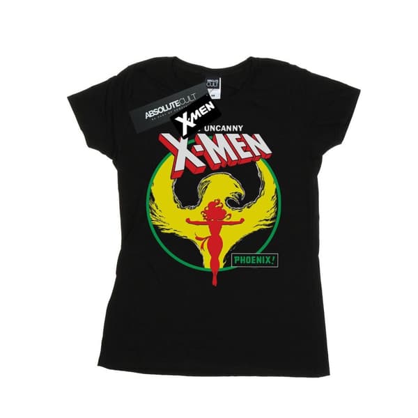 Marvel Dam/Tjej X-Men Phoenix Circle T-shirt i bomull