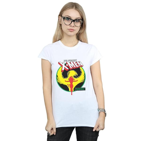 Marvel Womens/Ladies X-Men Phoenix Circle Cotton T-Shirt