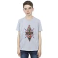 Miniatyrbild 2 av 4: Marvel Wakanda Forever Tribal Spear - T-shirt med bröstkorg för pojkar