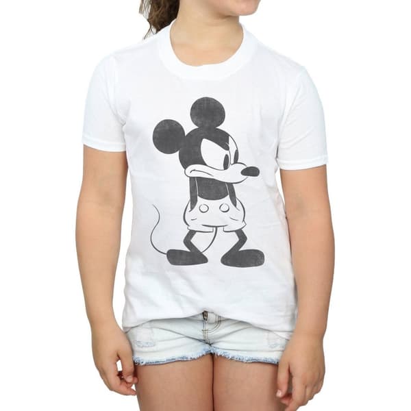 Disney Musse Pigg Angry T-shirt i bomull för flickor