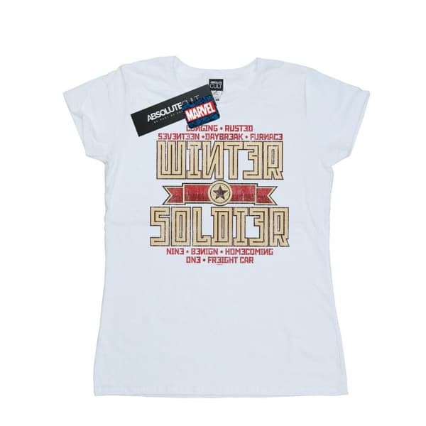 Marvel Vintersoldaten Trigger Badge - bomulls-T-shirt för damer/kvinnor