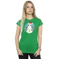 Miniatyrbild 2 av 3: Star Wars Dam/Tjej - De sista jediriddarna - Porg - julbelysning - T-shirt i bomull